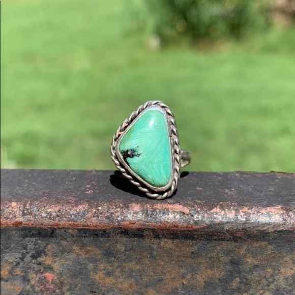 Sterling Silver and Turquoise Ring - Picture 1 of 3
